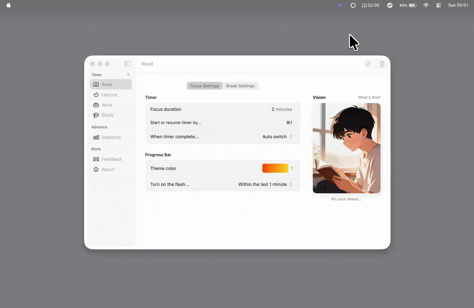 Motick - Pomodoro Timer with Progress Bar